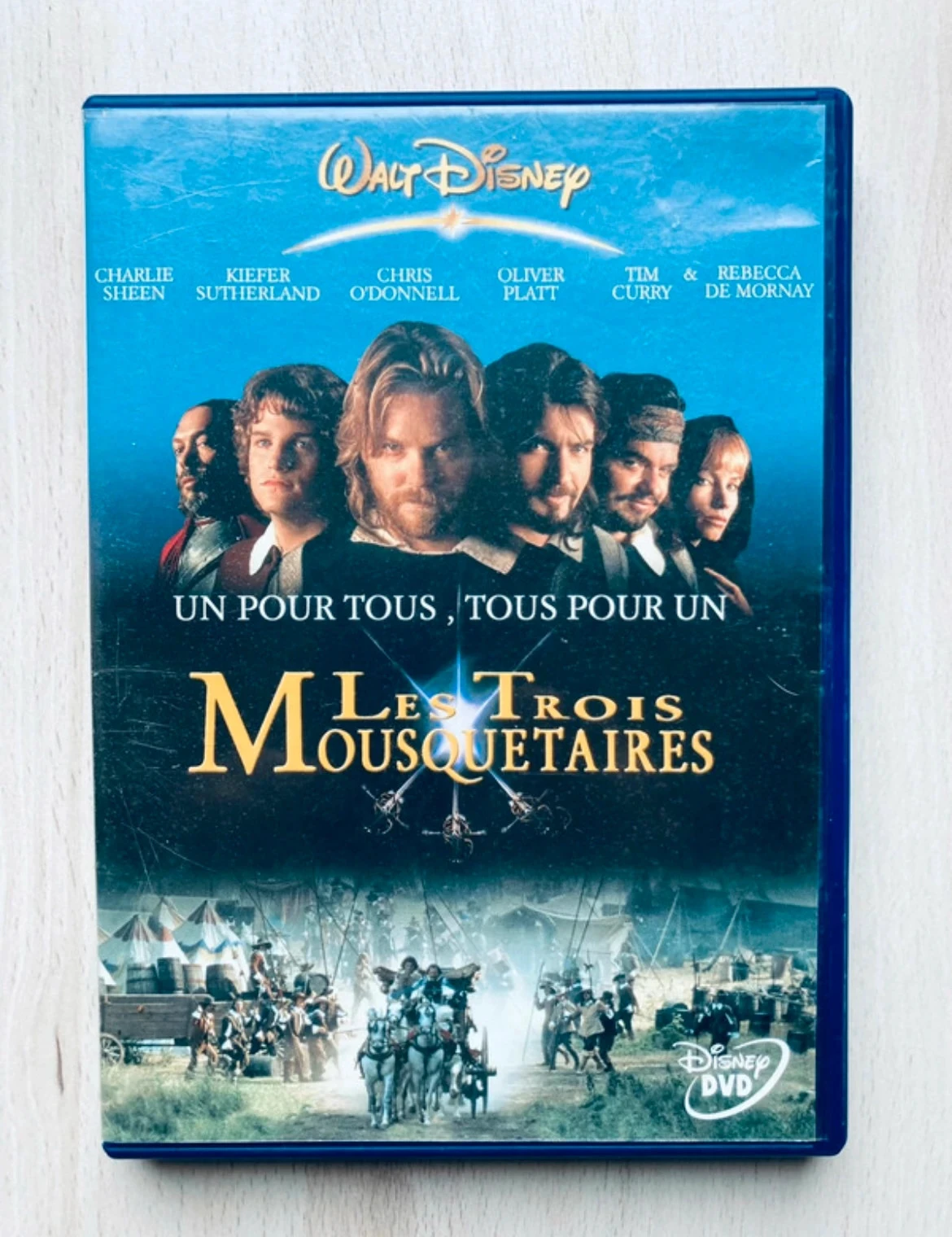 DVD Les trois mousquetaires Disney.